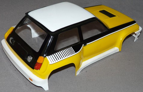 Tamiya 58026 Renault 5 Turbo Bodyshell Painting