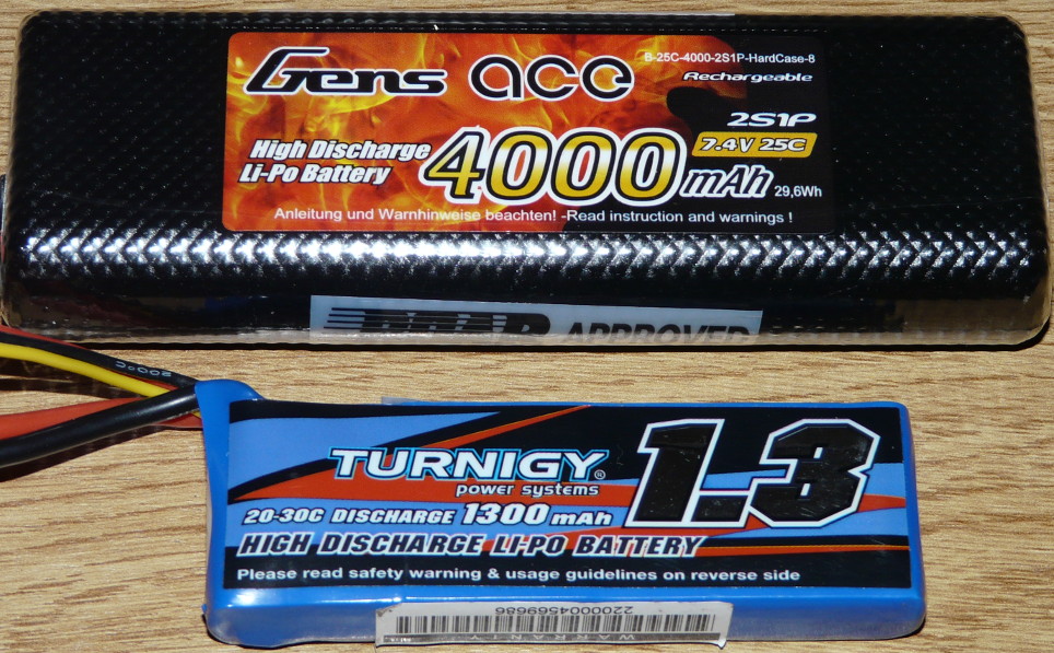 LiPo batteries specifications