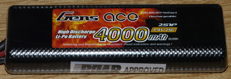 Gens Ace 2S Lipo Stick Pack
