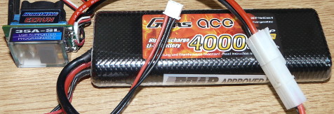 LiPo battery using ESC cut-off