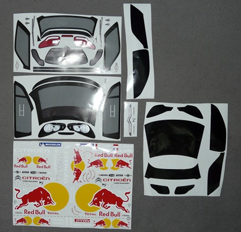 Monkey Racing Citroën DS3 WRC Stickers