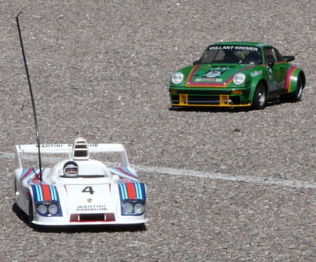 Tamiya 58006 Martini Porsche 936 Turbo and 58001 Porsche 934 Turbo RSR