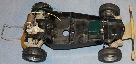 Tamiya 58024 Sand Rover chassis restoration
