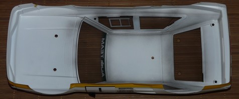 Graupner Carisma Audi Quattro Bodyshell