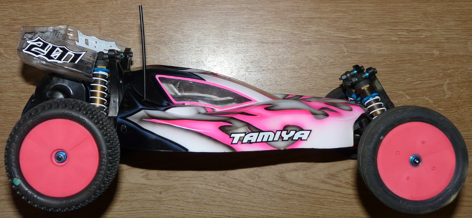 Tamiya Tamiya TRF201 DN01 Zahhak Rear Dish Wheels Pink Dn01 TAM54280